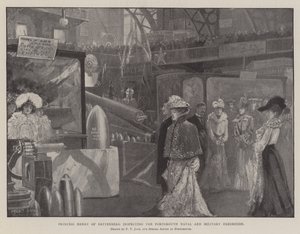 Prinsesse Henry av Battenberg inspiserer Portsmouth Naval and Military Exhibition av Fred T. Jane