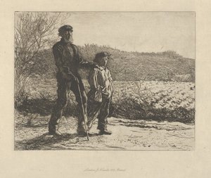 A Blind Man The Wayfarers, 1863.
