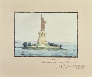 Frihetsgudinnen, Bedloe Island, New York City, 1888 av Frederic Auguste Bartholdi