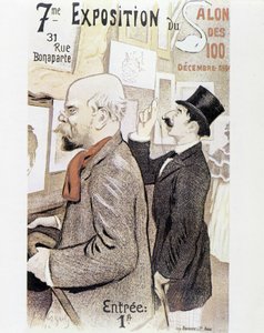 Verlaine - plakat for malersalongen, ca 1894.