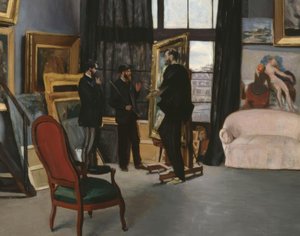 Bazille-verkstedet av Jean Frederic Bazille