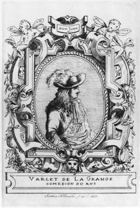 Charles Varlet, kjent som La Grange, i rollen som Dom Juan fra 'Don Juan, eller Le Festin de Pierre' av Jean-Baptiste Poquelin Moliere (1622-73) 1875