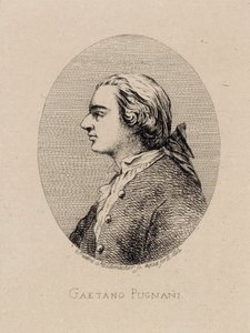 Portrett av fiolinisten og komponisten Gaetano Pugnani 1731-1798, 1842.