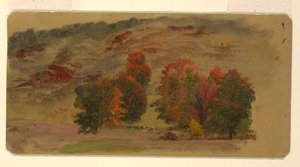 Høstlandskap av Frederic Edwin Church