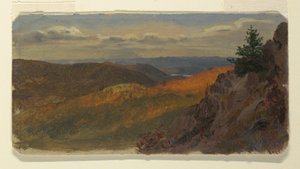 Høstlandskap i New England av Frederic Edwin Church