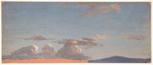 Skystudie av Frederic Edwin Church