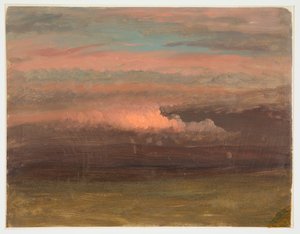 Skystudie ved solnedgang av Frederic Edwin Church
