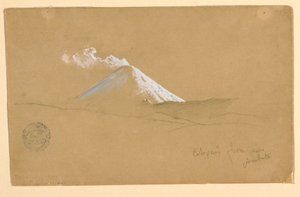 Cotopaxi fra nær Ambato, Ecuador av Frederic Edwin Church