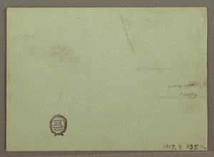 Tegning, fjellside, april 1869 av Frederic Edwin Church