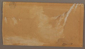 Større del av Horseshoe Falls, sett fra den kanadiske siden av Niagara-elven av Frederic Edwin Church
