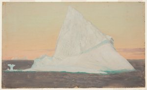 Isfjell og isblomst av Frederic Edwin Church