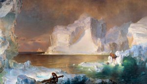 Isfjell av Frederic Edwin Church