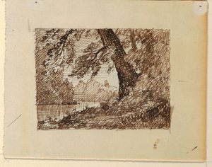 Imaginært elvelandskap av Frederic Edwin Church