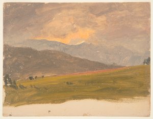 Landskap, Hudson Valley av Frederic Edwin Church