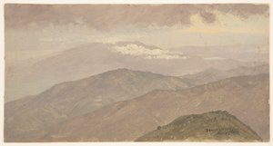 Landskap, Jamaica av Frederic Edwin Church