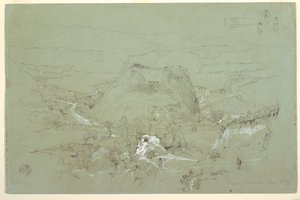 Landskap nær Guaranda, Ecuador av Frederic Edwin Church