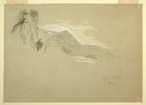 Landskap nær Huino, Mexico av Frederic Edwin Church