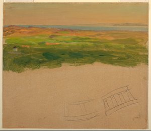 Landskap, nær Syria eller Hellas av Frederic Edwin Church