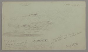 Landskap nær Baalbek, Libanon av Frederic Edwin Church