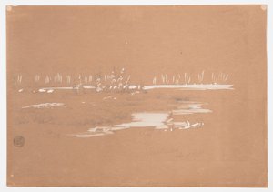 Myrlendt landskap nær Millinocket, Maine av Frederic Edwin Church