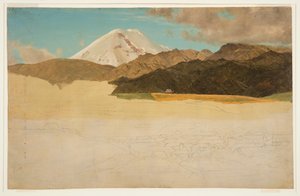 Mount Chimborazo og Guaranda, Ecuador av Frederic Edwin Church