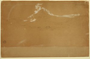 Mount Chimborazo, nær Guanojo og Guaranda, Ecuador av Frederic Edwin Church