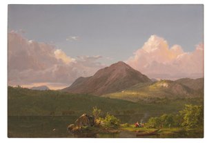 Mount Newport på Mount Desert Island, ca. 1851-53 av Frederic Edwin Church
