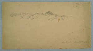 Mount Pichincha fra Chillo, Ecuador av Frederic Edwin Church