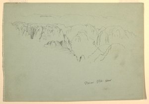 Mountain, Wady el-Arabah, 23. februar 1868 av Frederic Edwin Church