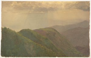 Fjell på Jamaica av Frederic Edwin Church