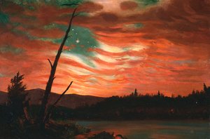 Vårt banner i himmelen av Frederic Edwin Church