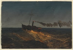 Rådamper i skumringen av Frederic Edwin Church