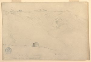 Pichincha, Morning, fra Solens tempel, Quito, Ecuador, juni 1857 av Frederic Edwin Church