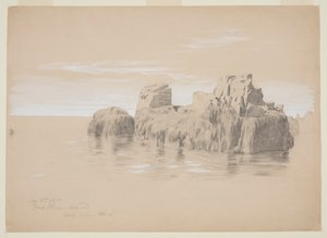 Steiner ved kysten, Grand Manan Island, Canada av Frederic Edwin Church