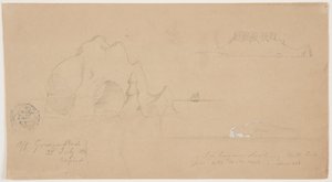Skisser av isfjell, utenfor Greenspond, Newfoundland av Frederic Edwin Church