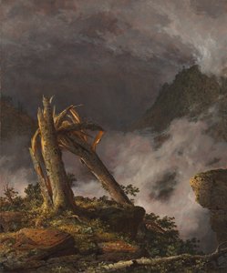 Storm i fjellene, 1847. av Frederic Edwin Church