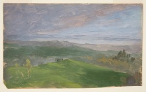 Summer View, Hudson Valley, New York av Frederic Edwin Church