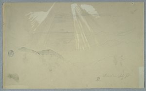 Solstrålene skinner ovenfra, Jamaica av Frederic Edwin Church