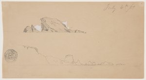 To isfjell av Frederic Edwin Church