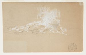 Bølger bryter mot steiner av Frederic Edwin Church