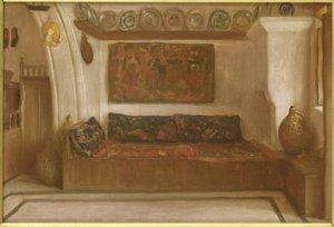 Et hus på Lindos, Rhodos av Frederic Leighton
