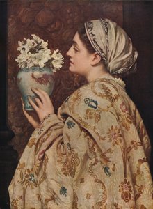 A Noble Lady of Venezia, 1866, c1915 av Frederic Leighton