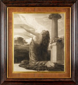 Clytie (fotogravyr) av Frederic Leighton