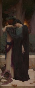 Lachrymae, ca. 1894-95 (olje på lerret) av Frederic Leighton
