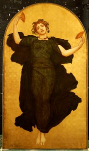 Cymbalistenes dans av Frederic Leighton