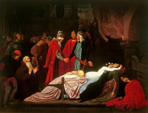 Forsoningen mellom Montagues og Capulets over de døde kroppene til Romeo og Julie