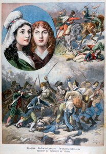 Felicite og Theophile de Fernig, franske heltinner, 1792, 1894