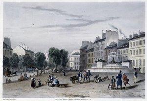 Vanntårn (fontene), Bd St Martin - i ""Paris i 1832"" av Martens