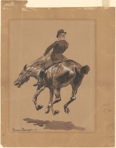 På Bridle Path, Central Park, New York av Frederic Remington