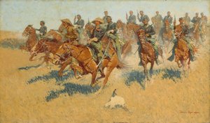 På de sørlige slettene av Frederic Remington